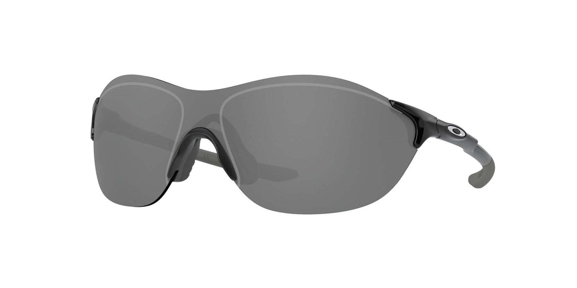 Oakley Evzero Swift Low Bridge Fit Sunglasses - Polished Black/Black Iridium / 38 mm - 888392295040