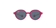 Ray-Ban RJ9075S Sunglasses - Fuchsia on Rubber Cream/Dark Grey / 37 mm - 8056597537933