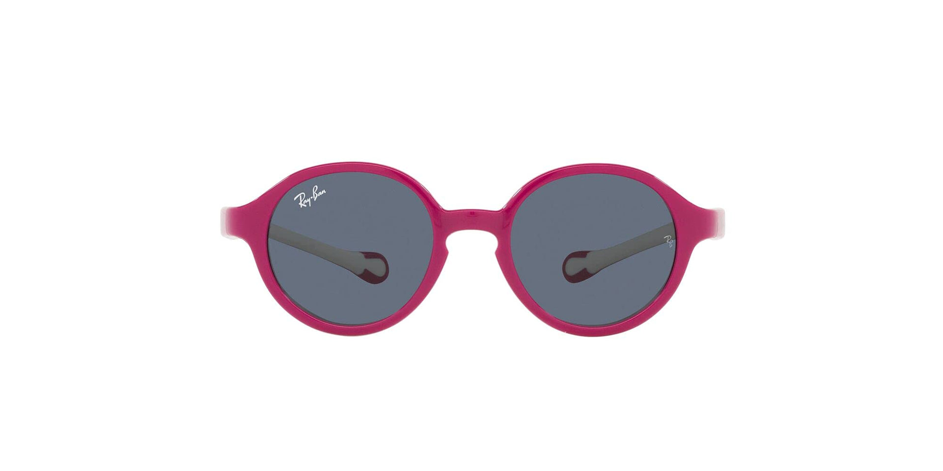Ray-Ban RJ9075S Sunglasses - Fuchsia on Rubber Cream/Dark Grey / 39 mm - 8056597537926
