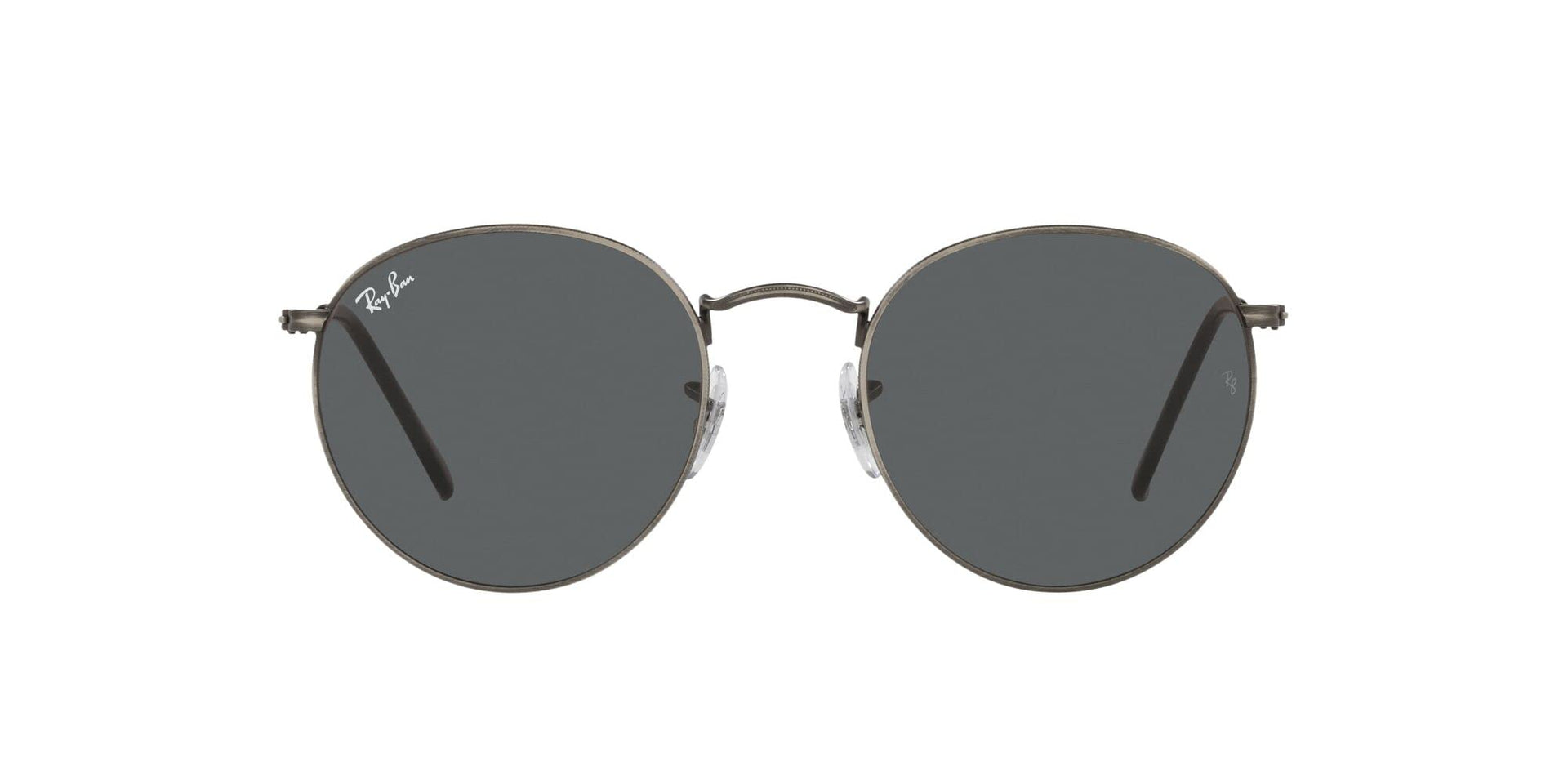 Ray-Ban Metal Glasses RB3447 Sunglasses - Antique Gunmetal/Dark Grey / 47 mm - 8056597549073