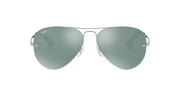 Ray-Ban Aviator RB3449 Sunglasses - Silver/Green Mirrored Silver / 59 mm - 8053672495119