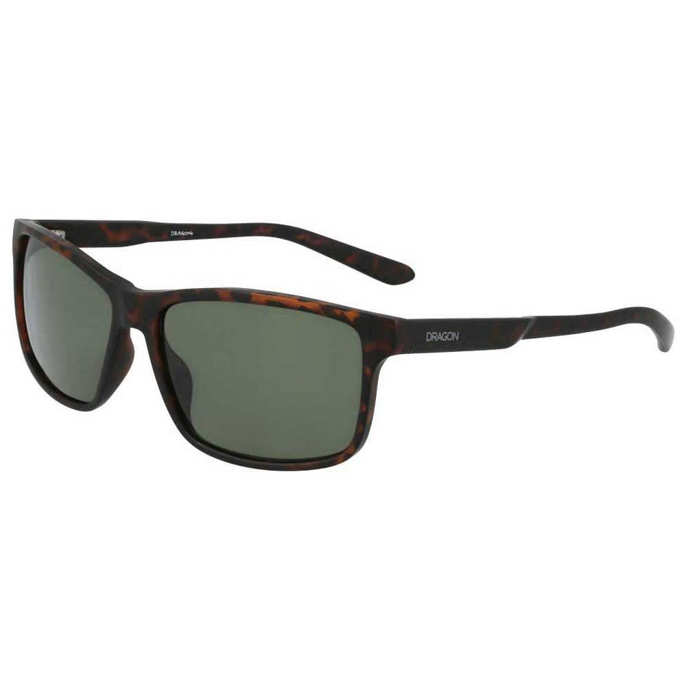 Dragon Alliance COUNT UPCYCLED LL Dragon Sunglasses - Matte Tortoise With Lumalens G15 Green Lens / One Size - 886895524650