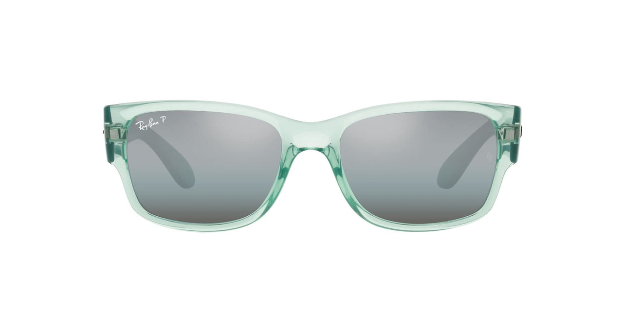 Ray-Ban RB4388 Sunglasses - Transparent Green/Blue Polarized / 58 mm - 8056597719377