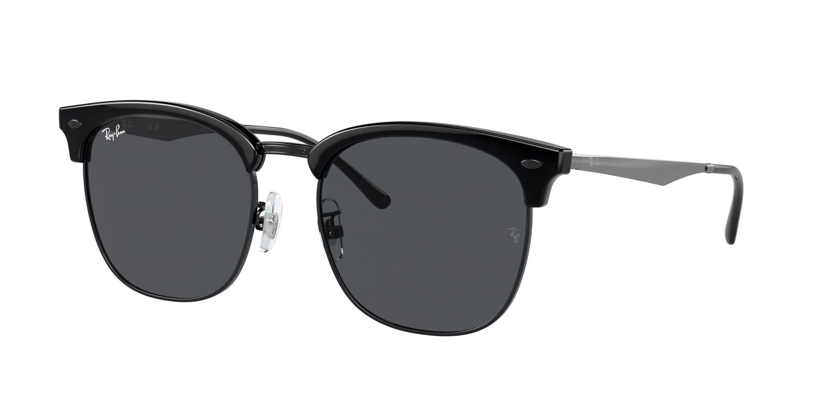Ray-Ban RB4418D Sunglasses - Black on Black/Dark Grey / 56 mm - 8056597943598