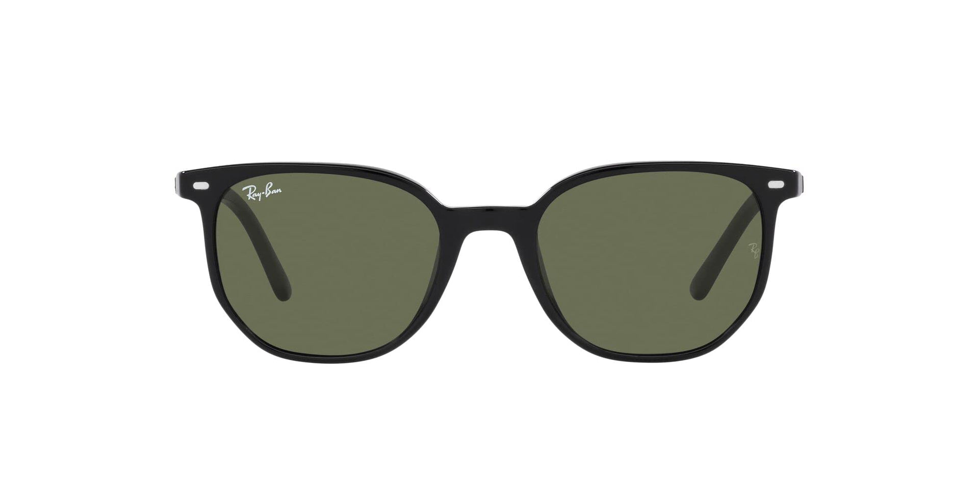 Ray-Ban Elliot RB2197 Sunglasses - Black/Green / 54 mm - 8056597956543