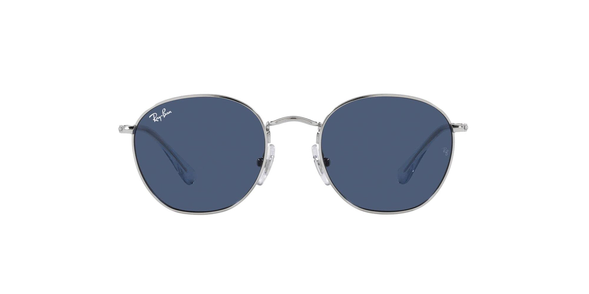 Ray-Ban Junior Rob RJ9572S Sunglasses - Silver/Dark Blue / 48 mm - 8056597843256