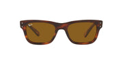 Ray-Ban Mr Burbank RB2283 Sunglasses - Striped Havana/Brown / 52 mm - 8056597556491