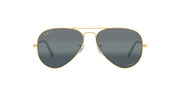 Ray-Ban Aviator RB3025 Sunglasses - Legend Gold/Polarized Clear Gradient Dark Blue / 62 mm - 8056597662321