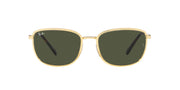 Ray-Ban RB3705 Sunglasses - Gold/Green / 57 mm - 8056597833738