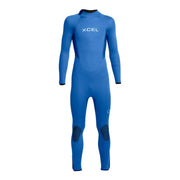 XCEL Youth Axis Back Zip 4/3mm Fullsuit - Sapphire / 6