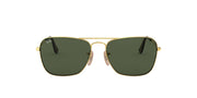 Ray-Ban Caravan RB3136 Sunglasses - Gold Havana/G-15 Green / 58 mm - 8053672494501