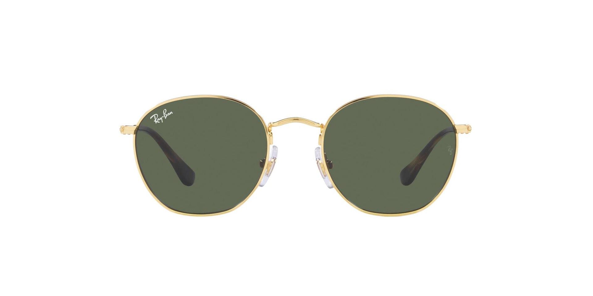 Ray-Ban Junior Rob RJ9572S Sunglasses - Gold/Dark Green / 48 mm - 8056597843294