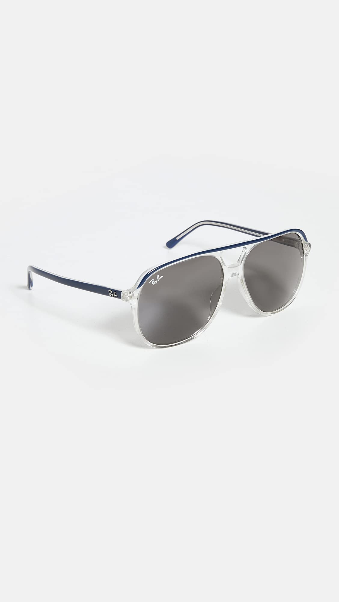 Ray-Ban Bill RB2198 Sunglasses - Blue on Transparent/Dark Grey / 60 mm (X0031A7Q4Z) - X0031A7Q4Z - Additional Image 3