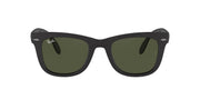 Ray-Ban Folding Wayfarer RB4105 Sunglasses - Matte Black/G-15 Green / 54 mm - 805289161219