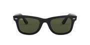 Ray-Ban Original Wayfarer Low Bridge Fit RB2140F Sunglasses - Black/G-15 Green / 52 mm - 8053672054682