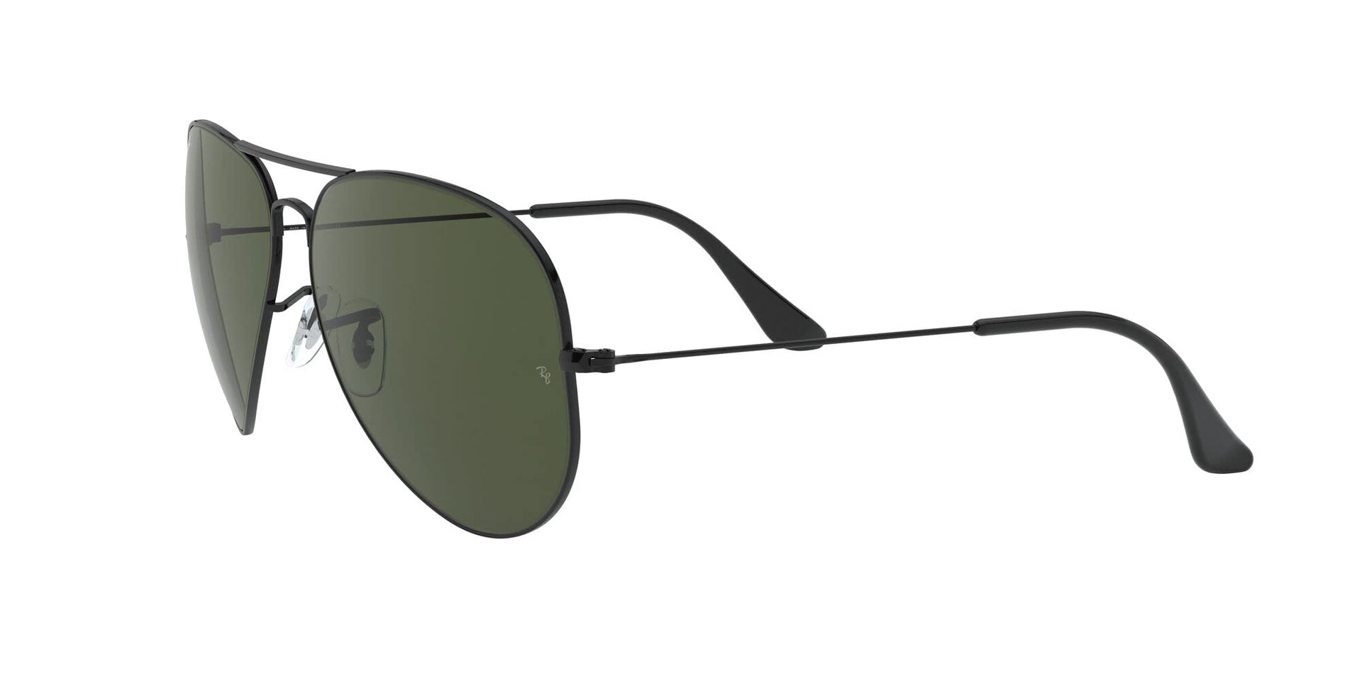 Ray-Ban Aviator Large Metal II RB3026 Sunglasses - Black/G-15 Green / 62 mm - 805289628217 - Additional Image 2