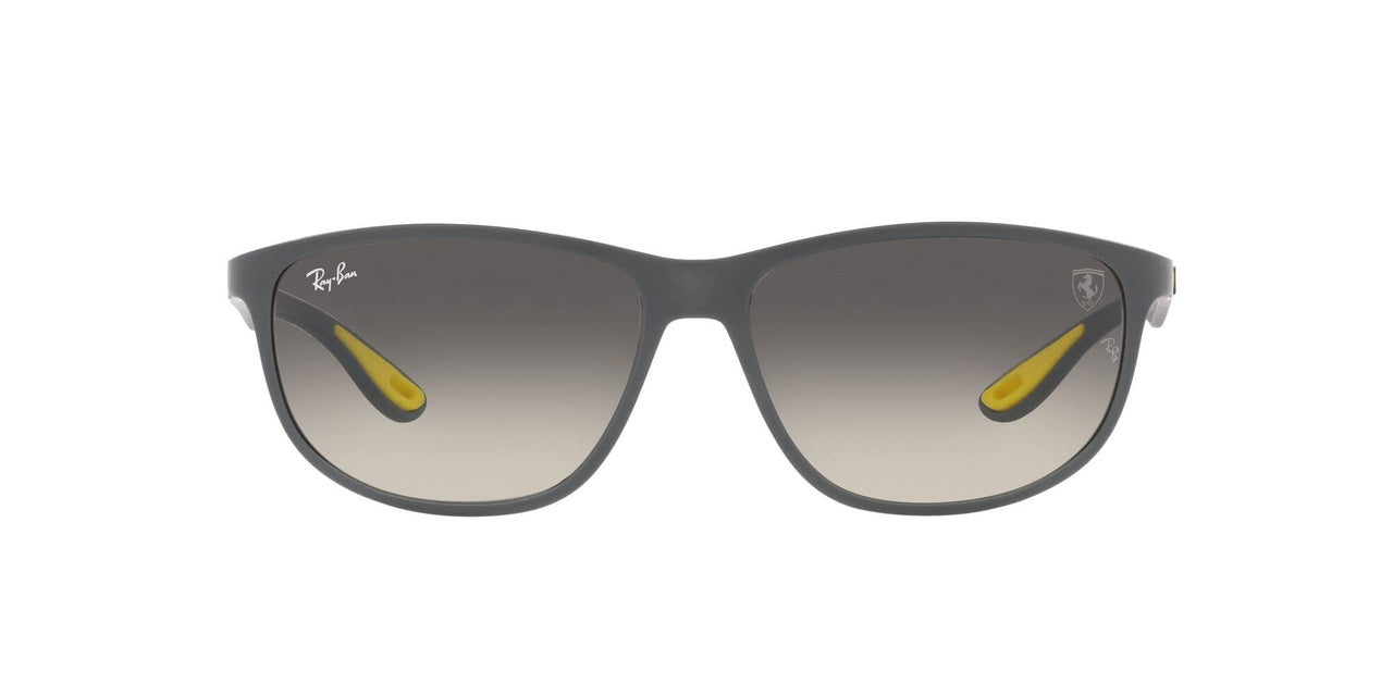 Ray-Ban RB4394M Sunglasses - Matte Green/Grey Gradient / 61 mm - 8056597762007