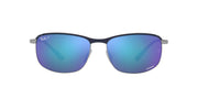 Ray-Ban Chromance RB3671CH Sunglasses - Blue on Gunmetal/Polarized Grey Mirror Blue / 60 mm - 8056597363327