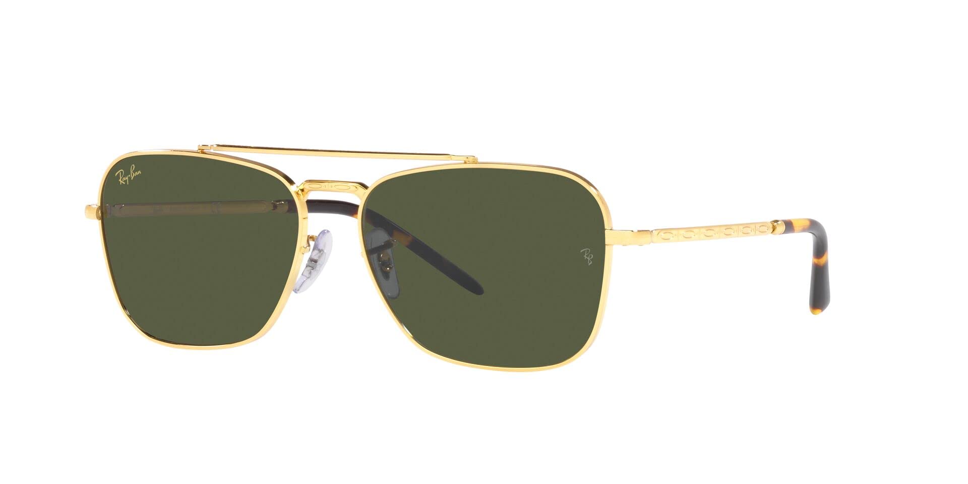 Ray-Ban New Caravan RB3636 Sunglasses - Legend Gold/Green / 55 mm - 8056597641791
