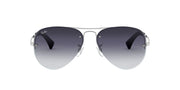 Ray-Ban Aviator RB3449 Sunglasses - Silver/Light Grey Gradient Dark Blue / 59 mm - 805289444312