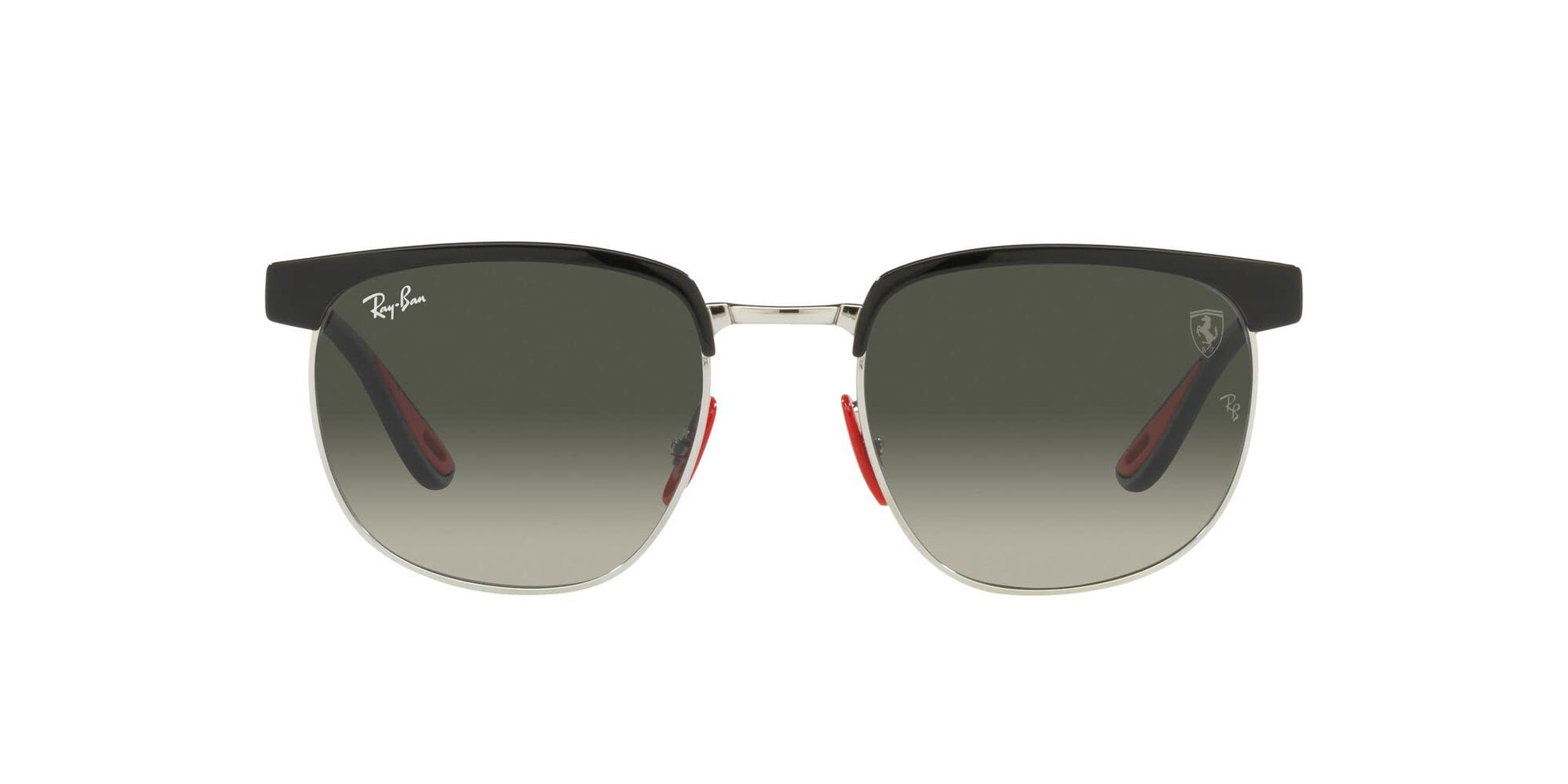 Ray-Ban RB3698M Sunglasses - Black on Silver/Grey Gradient / 53 mm - 8056597645386