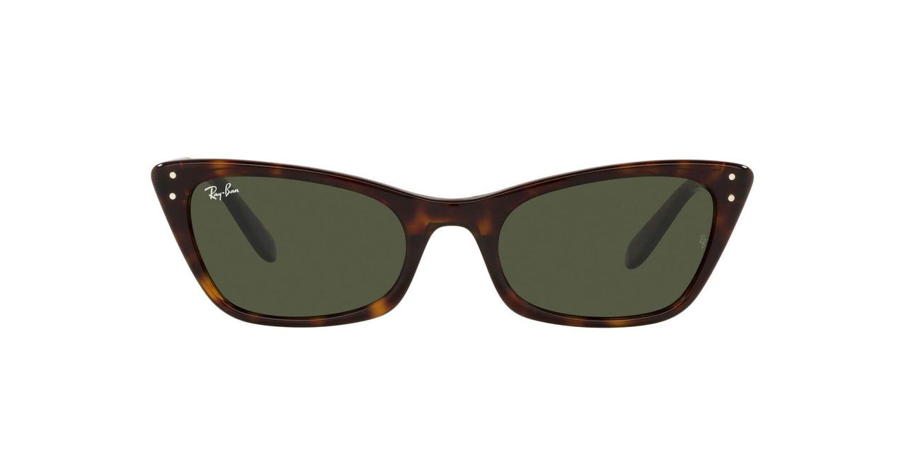 Ray-Ban Lady Burbank Cat Eye RB2299 Sunglasses - Havana/Green / 55 mm - 8056597752039