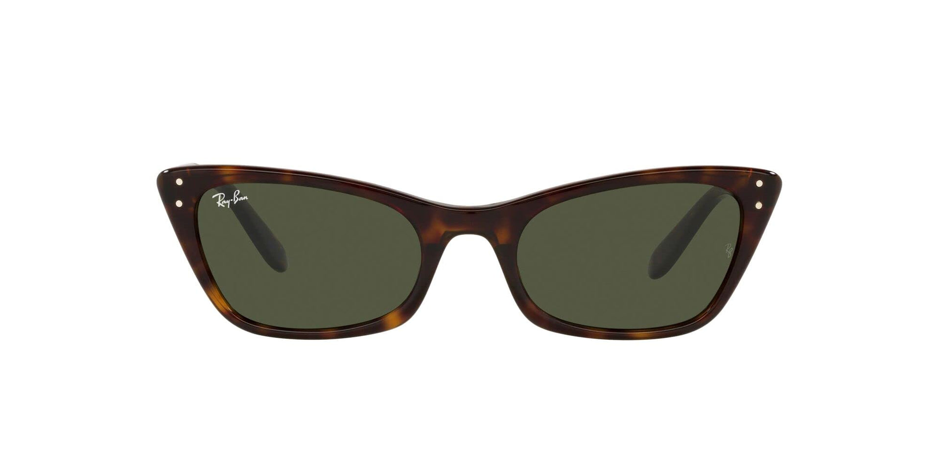 Ray-Ban Lady Burbank Cat Eye RB2299 Sunglasses - Havana/Green / 55 mm - 8056597752039