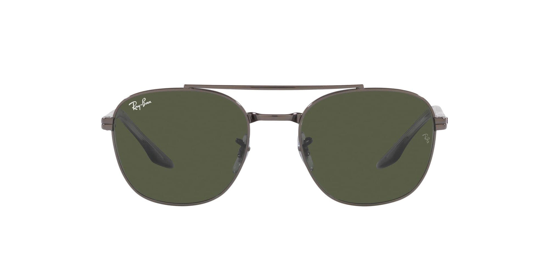 Ray-Ban RB3688 Sunglasses - Gunmetal/Green / 55 mm - 8056597626064