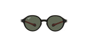Ray-Ban RJ9075S Sunglasses - Black on Rubber Red/Dark Green / 37 mm - 8056597537919