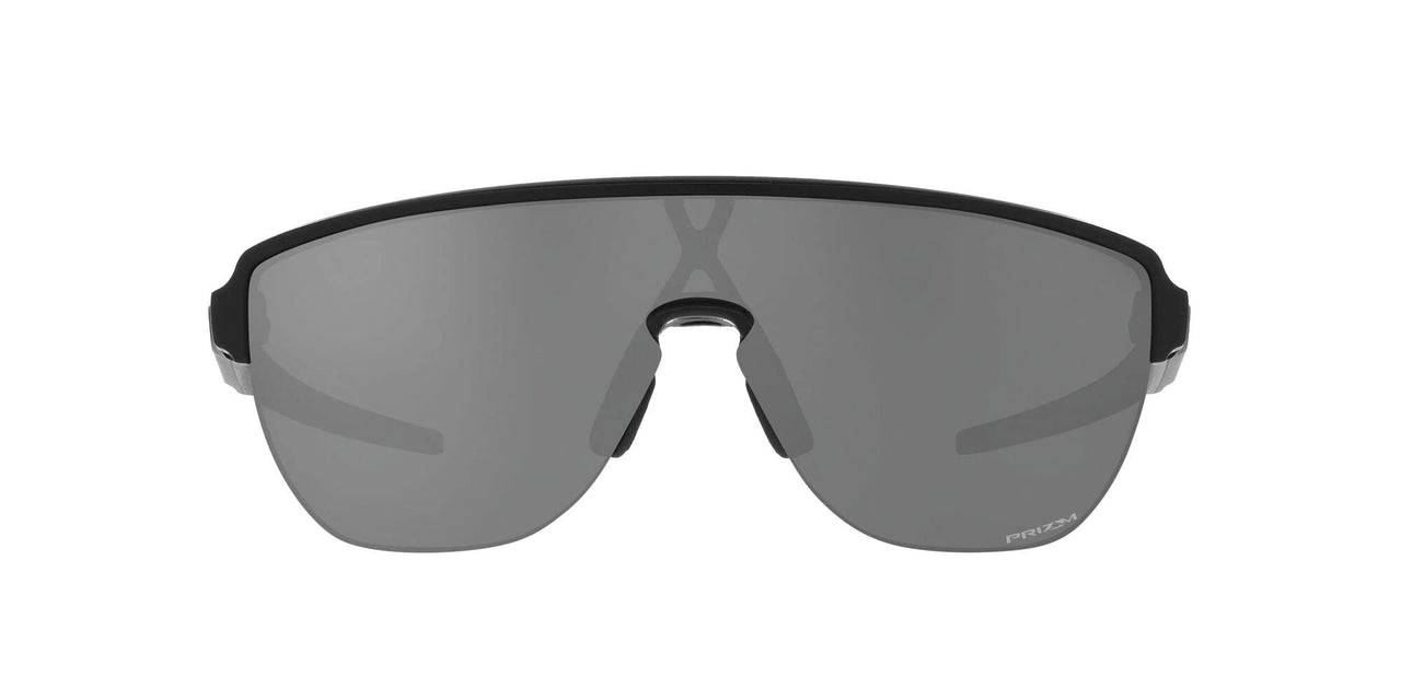 Oakley Corridor Low Bridge Fit Sunglasses - Matte Black/Prizm Black / 42 mm - 888392603579