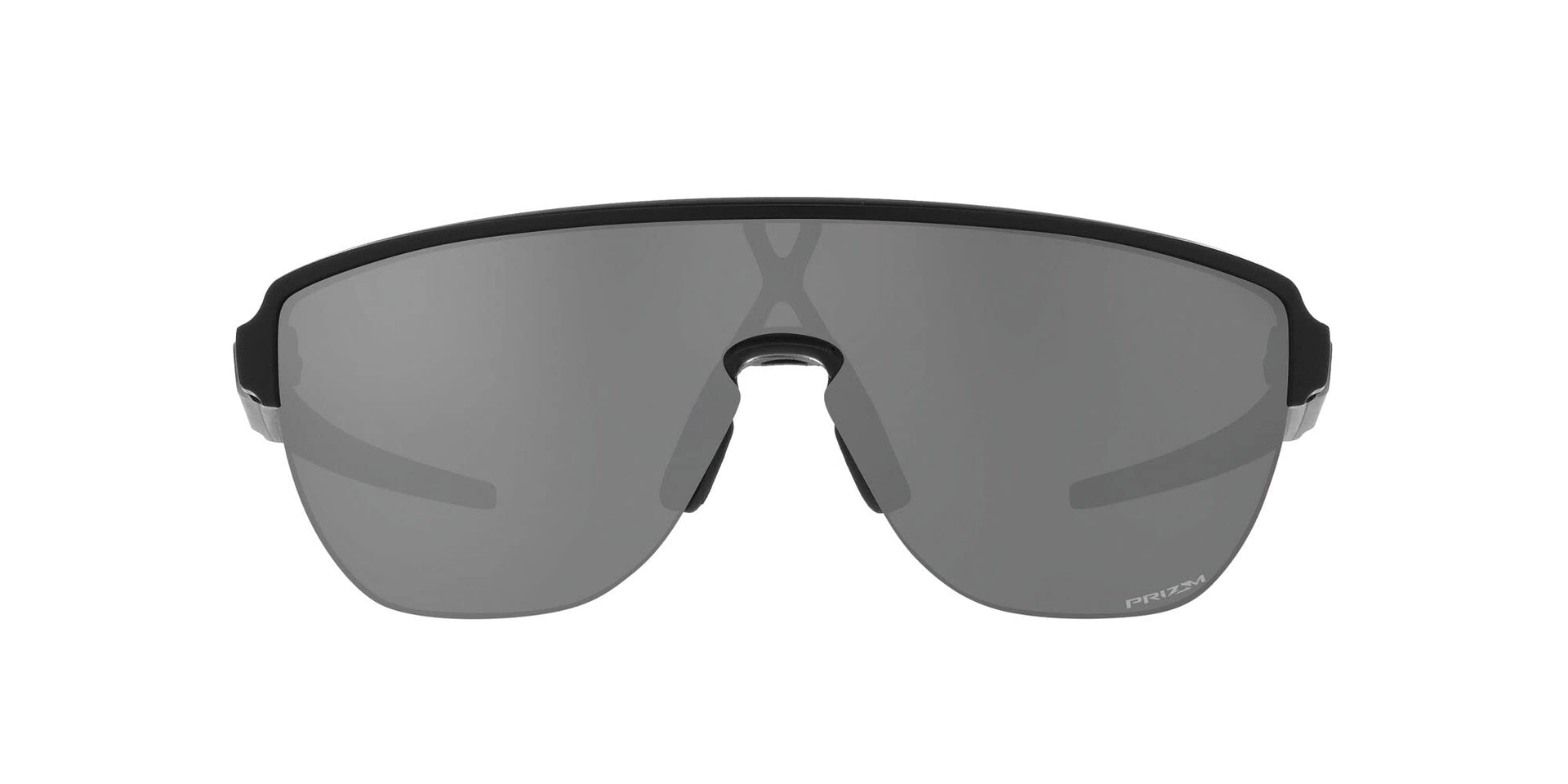 Oakley Corridor Low Bridge Fit Sunglasses - Matte Black/Prizm Black / 42 mm - 888392603579