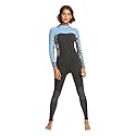 Roxy Womens 3/2mm Swell Series Back Zip Fullsuit - Jet/Boy Blue / 4