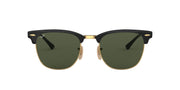 Ray-Ban Clubmaster Metal RB3716 Sunglasses - Gold Top on Black/G-15 Green / M/L - 8053672867046