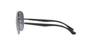 Ray-Ban Aviator RB3675 Sunglasses - Gunmetal/Blue Gradient Blue Polarized / 58 mm - X0031ERQFP - Additional Image 4
