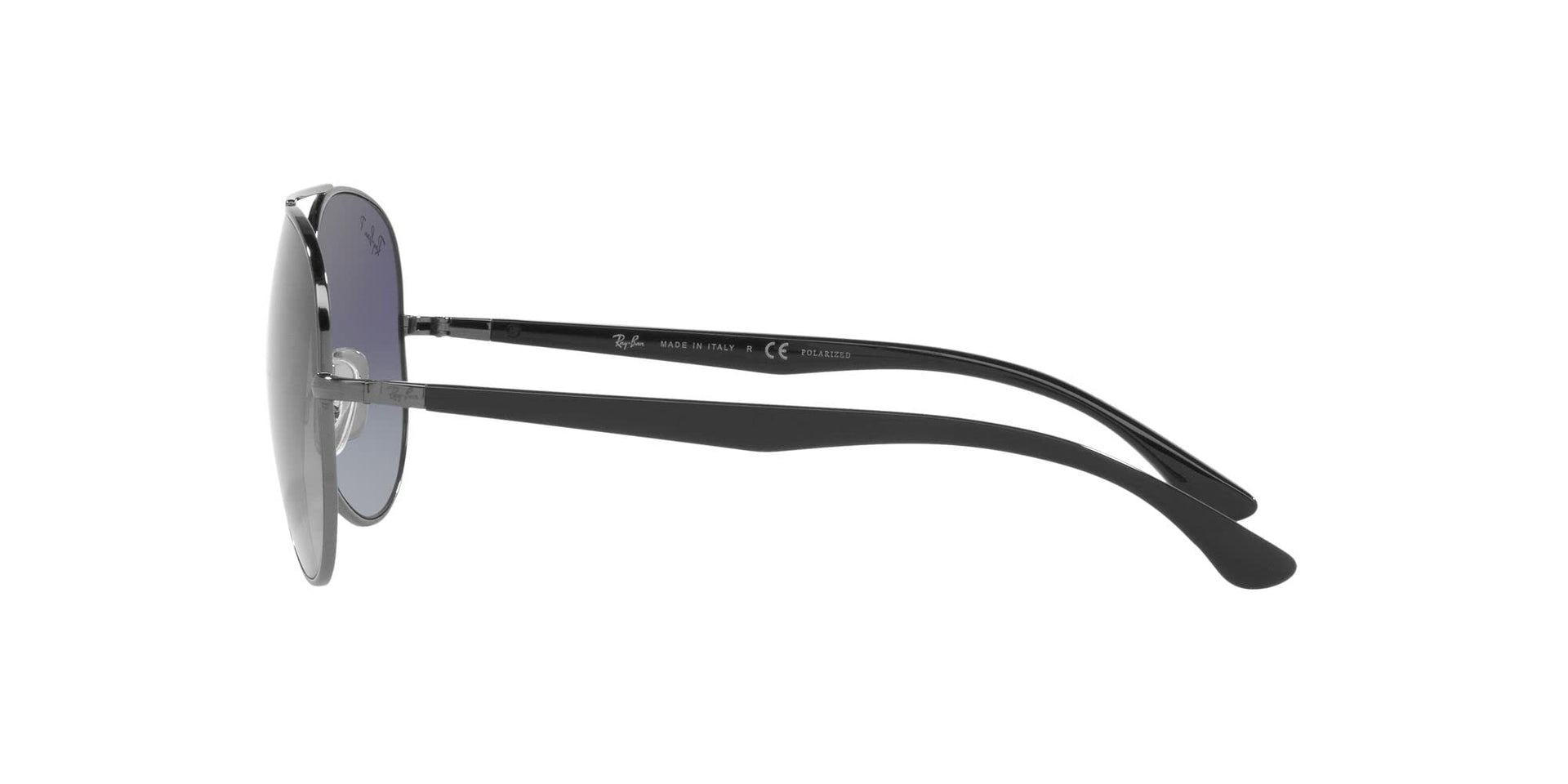 Ray-Ban Aviator RB3675 Sunglasses - Gunmetal/Blue Gradient Blue Polarized / 58 mm - X0031ERQFP - Additional Image 4