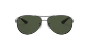 Ray-Ban Carbon Fiber Aviator RB8313 Sunglasses - Gunmetal/Polarized Dark Green / 61 mm (X002P8GUHX) - X002P8GUHX - Additional Image 1