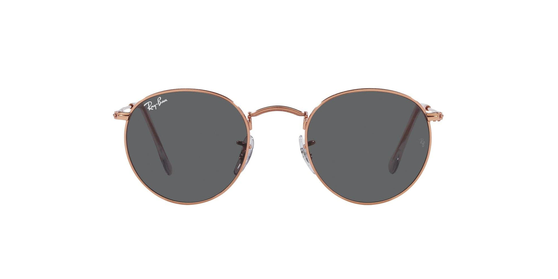 Ray-Ban Metal Glasses RB3447 Sunglasses - Rose Gold/Dark Grey / 53 mm - 8056597858410