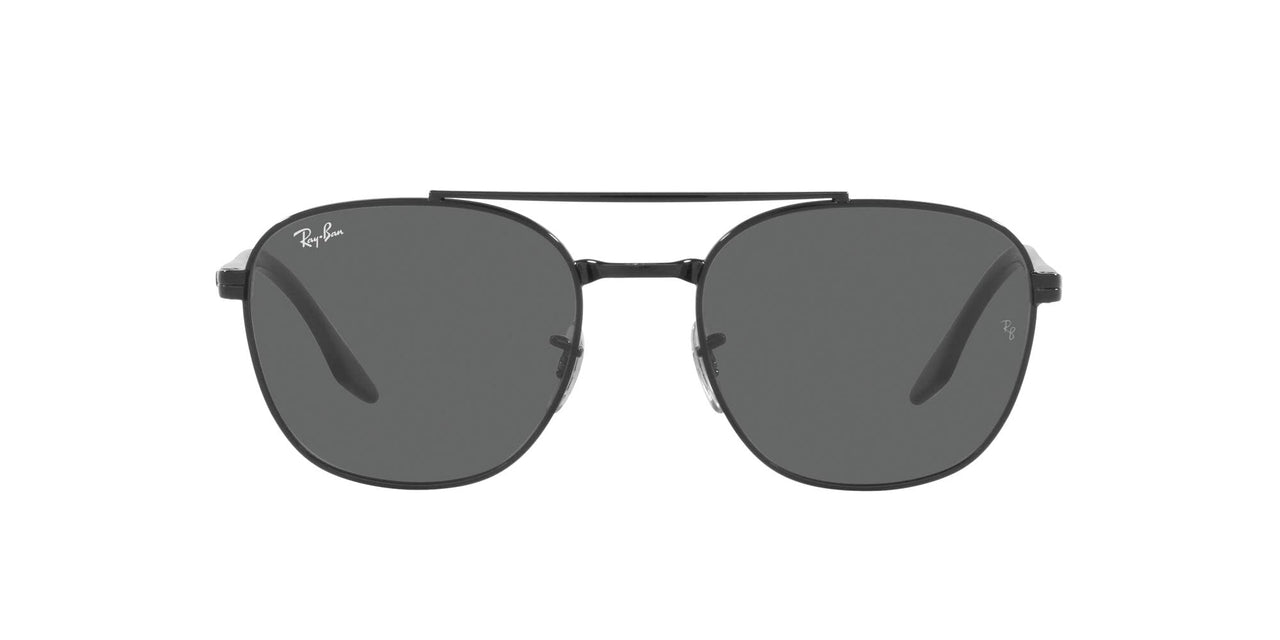 Ray-Ban RB3688 Sunglasses - Black/Dark Grey / 55 mm - 8056597628020