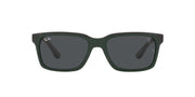 Ray-Ban RB4393M Sunglasses - Fiorano Green on Rubber/Dark Grey / 56 mm - 8056597782173