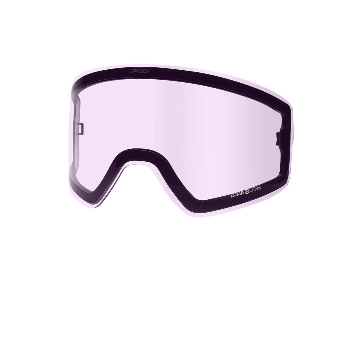 Dragon PXV2 snow goggles with pink lens and light purple frame