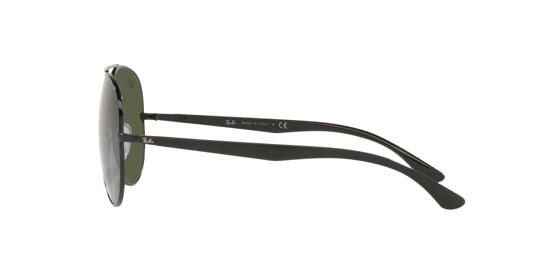 Ray-Ban Aviator RB3675 Sunglasses - Black/Green / 58 mm - 8056597432177 - Additional Image 3