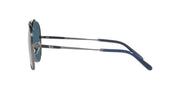 Ray-Ban Aviator Titanium RB8225 Sunglasses - Gunmetal/Polarized Blue / 58 mm - X0037JCMNF - Additional Image 3