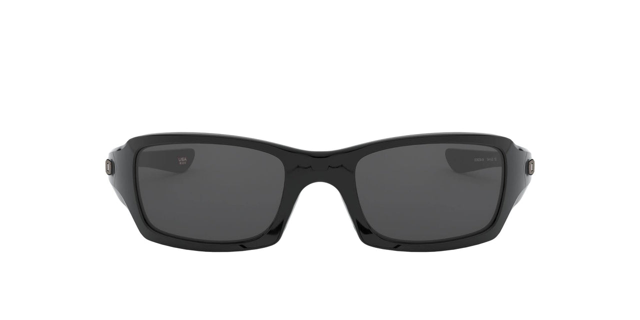 Oakley Fives Squared Sunglasses - Polished Black/Grey / 54 - 700285787084