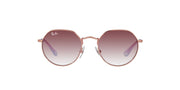 Ray-Ban Junior Jack RJ9565S Sunglasses - Rose Gold/Clear Dark Violet Gradient / 47 mm - 8056597732468