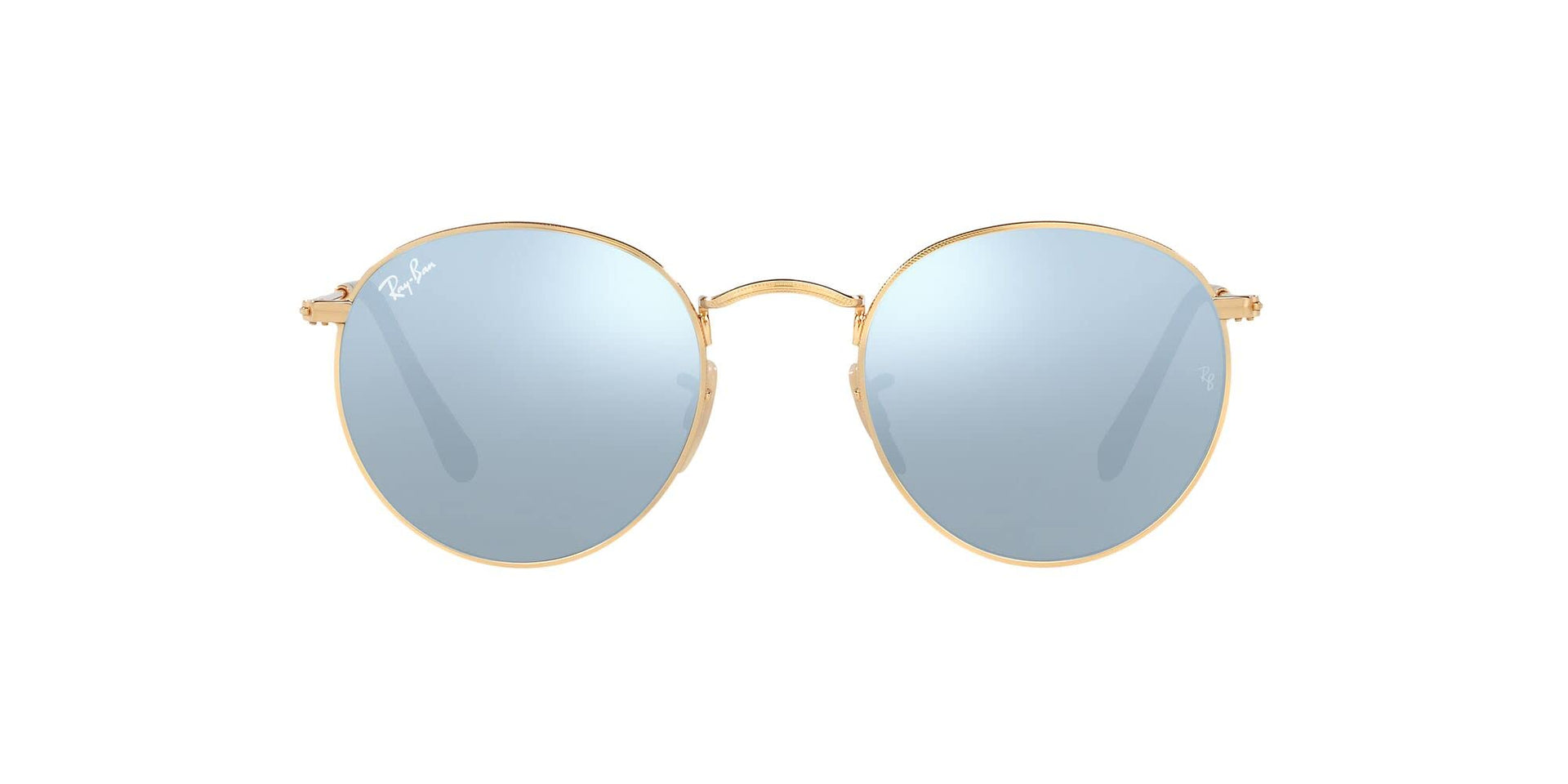 Ray-Ban RB3447N Sunglasses - Gold/Grey Flash / 50 mm - 8053672611489