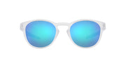 Oakley Latch Oval Sunglasses - Matte Clear/Prizm Sapphire Polarized / 53 - 888392594150
