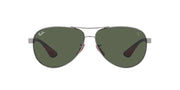Ray-Ban Scuderia Ferrari Collection Aviator RB8331M Sunglasses - Gunmetal/Dark Green / 61 mm - 8056597853583