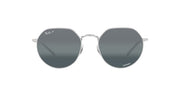 Ray-Ban Jack RB3565 Sunglasses - Silver/Dark Blue Mirrored Polarized / 53 mm - 8056597784061