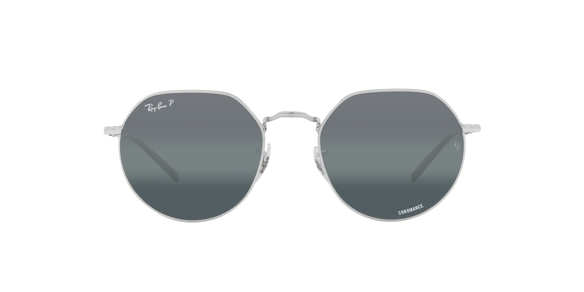 Ray-Ban Jack RB3565 Sunglasses - Silver/Dark Blue Mirrored Polarized / 53 mm - 8056597784061