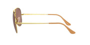 Ray-Ban Aviator Metal II RB3689 Sunglasses - Gold/Polarized Purple / 62 mm - 8056597148658 - Additional Image 3